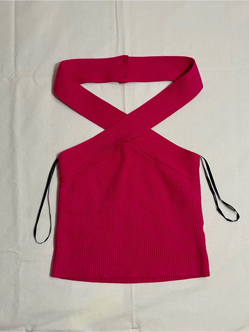 Forever 21 Hot Pink Ribbed Knit Top